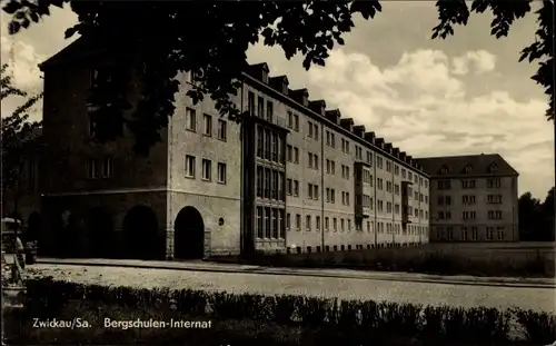 Ak Zwickau in Sachsen, Bergschulen-Internat