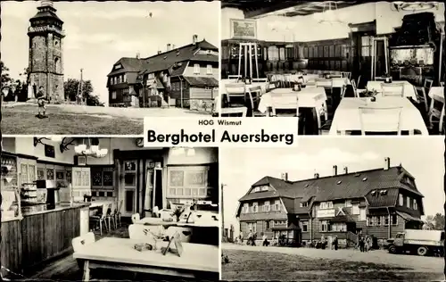 Ak Wildenthal Eibenstock im Erzgebirge, Berghotel Auersberg, HOG Wismut