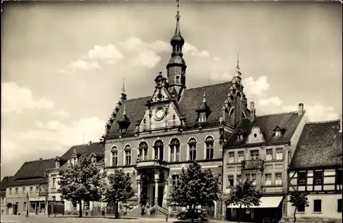 Ak Dahlen in Sachsen, Rathaus