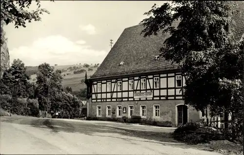 Ak Rechenberg Bienenmühle Erzgebirge, Erbgerichtsgasthof