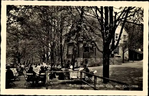 Ak Rottleben Kyffhäuserland, HO Gaststätte Barbarossahöhle