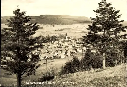 Ak Brotterode in Thüringen, Panorama, Großer Inselsberg