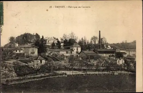 Ak Darney Vosges, Fabrique de Couverts