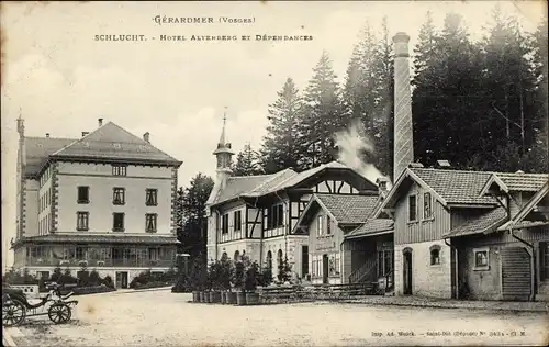 Ak Col de la Schlucht Vosges, Hotel Altenberg et Dépendances
