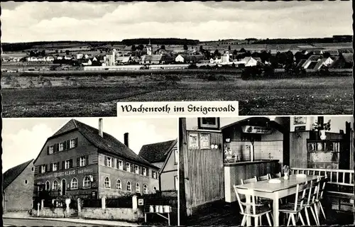 Ak Wachenroth in Mittelfranken, Panorama, Gasthof Klaus Linser