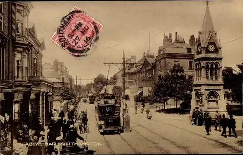 Ak Southampton Hampshire England, über Bar