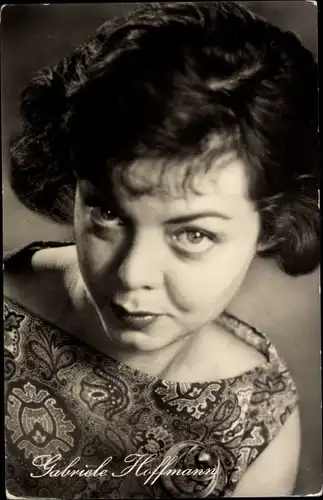 Ak Schauspielerin Gabriele Hoffmann, Portrait