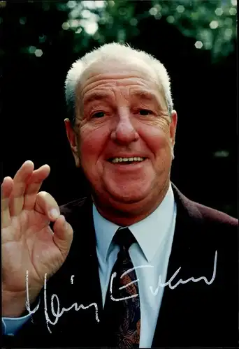 Ak Schauspieler Heinz Eckner, Portrait, Autogramm