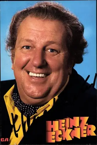 Ak Schauspieler Heinz Eckner, Portrait, Autogramm