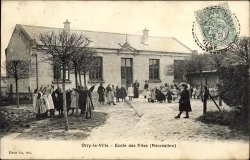Ak Orry-la-Ville-Oise, Mädchenschule