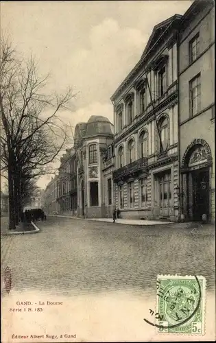 Ak Großraum Gent Ostflandern, The Stock Exchange