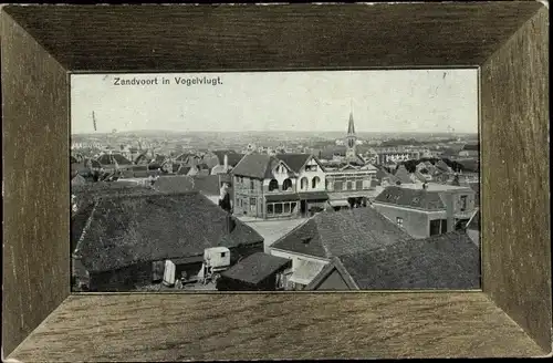 Passepartout Ak Zandvoort Nordholland Niederlande, Teilansicht, Markt