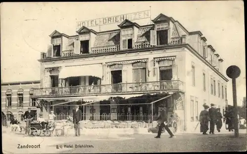 Ak Zandvoort Nordholland Niederlande, Hotel Driehuizen