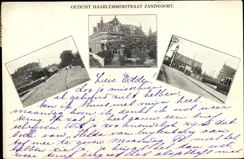 Ak Zandvoort Nordholland Niederlande, Haarlemmerstraat