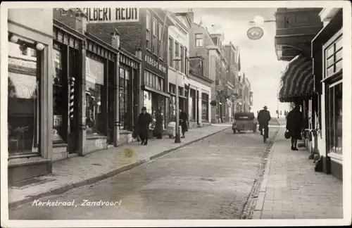 Ak Zandvoort Nordholland Niederlande, Kirchenstraße, Geschäfte