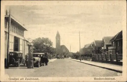 Ak Zandvoort Nordholland Niederlande, Brederodestraat