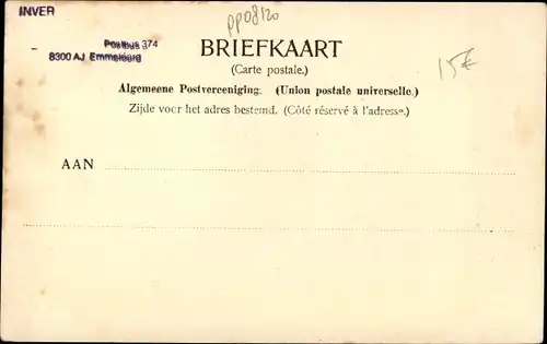 Ak Oudesluis Nordholland Niederlande, De Akker, Straßenpartie