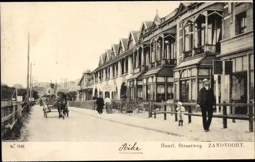 Ak Zandvoort Nordholland Niederlande, Haarlemmer Straße