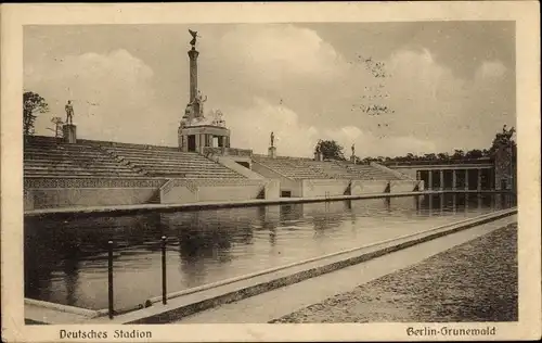 Ak Berlin Charlottenburg Westend, Deutsches Stadion am Grunewald