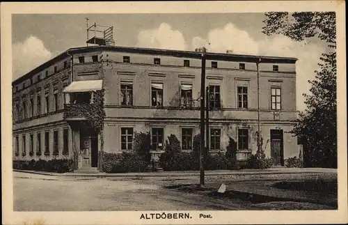 Ak Altdöbern in der Niederlausitz, Post