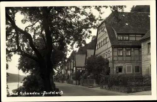 Ak Postelwitz Bad Schandau Sächsische Schweiz, Straßenpartie