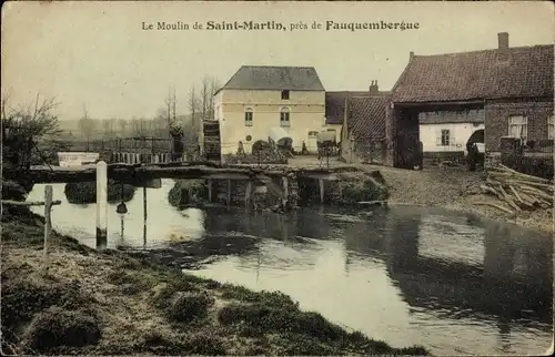 Ak Fauquembergues Pas de Calais, Le Moulin de Saint Martin