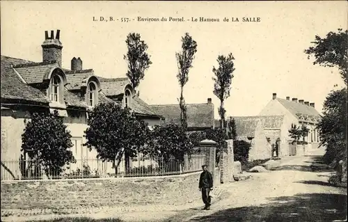 Ak La Salle Pas de Calais, Le Hameau, Environs du Portel