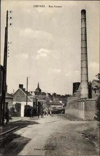 Ak Desvres Pas de Calais, Rue Pasteur