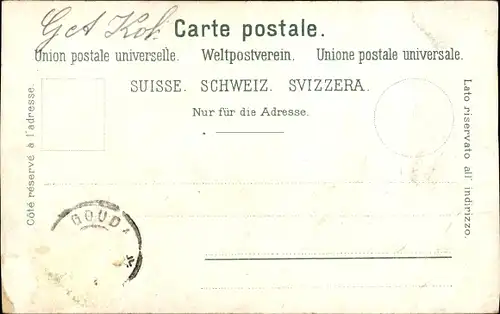 Ak Vevey Kanton Waadt, Le Port