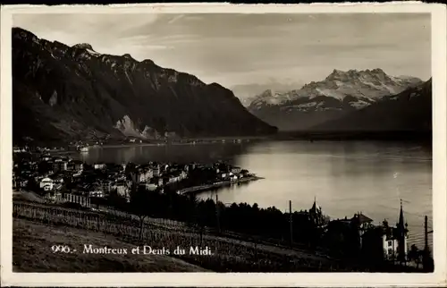 Ak Montreux Kanton Waadt Schweiz, Dents du Midi