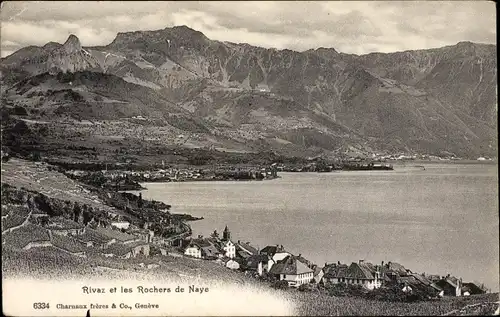 Ak Rivaz Schweiz, Les Rochers de Naye