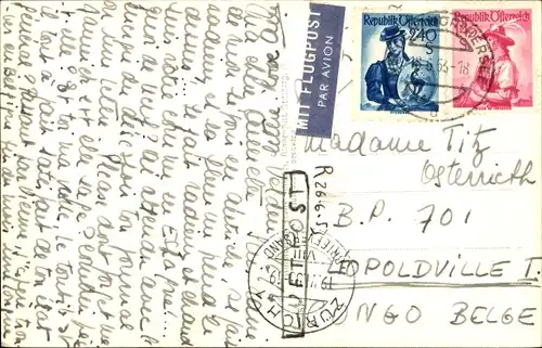 Ak Velden am Wörthersee in Kärnten, Wasserskisport