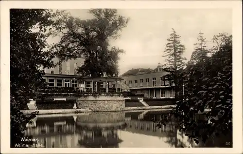 Ak Weimar in Thüringen, Weimarhalle