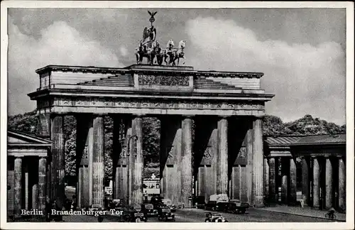 Ak Berlin Mitte, Brandenburger Tor