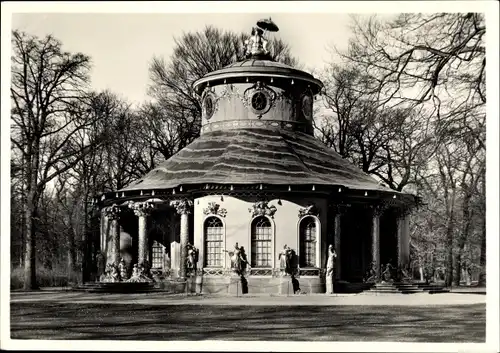 Ak Potsdam, Schloss Sanssouci, Chinesisches Haus, erbaut 1754-57 von Büring