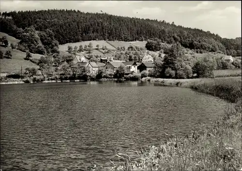 Ak Langendembach Langenorla in Thüringen, Panorama