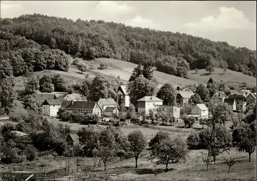 Ak Langendembach Langenorla in Thüringen, Panorama