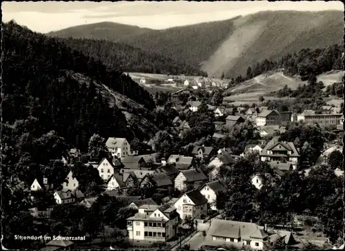 Ak Sitzendorf in Thüringen, Gesamtansicht, Vogelschau