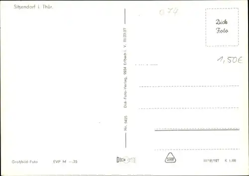 Ak Sitzendorf in Thüringen, Panorama