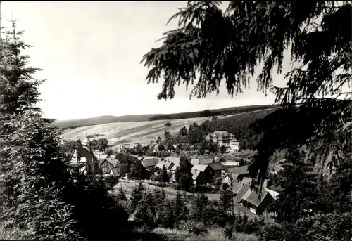 Ak Trautenstein Oberharz am Brocken, Blick auf das Kinderkurheim Harzlanz