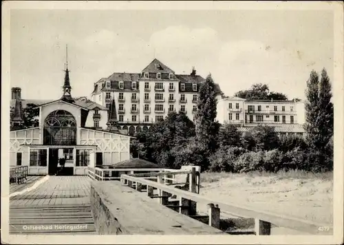 Ak Ostseebad Heringsdorf auf Usedom, Seebrücke