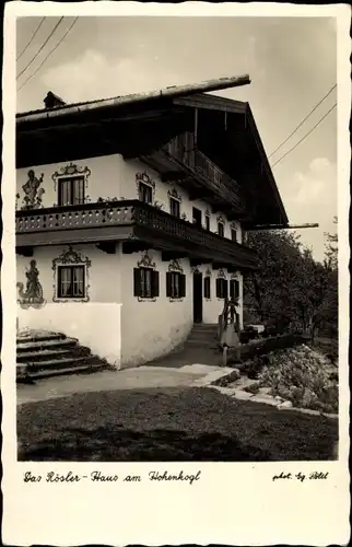 Ak Fischbachau in Oberbayern, Röslerhaus am Hohenkogl