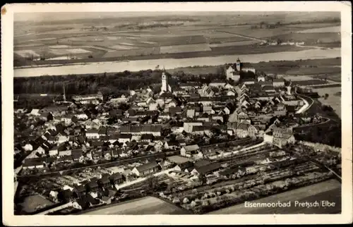 Ak Pretzsch an der Elbe Bad Schmiedeberg, Eisenmoorbad, Gesamtansicht