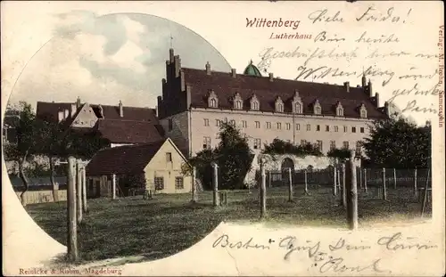 Ak Lutherstadt Wittenberg, Lutherhaus, Außenansicht