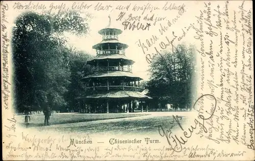 Ak München, Chinesischer Turm