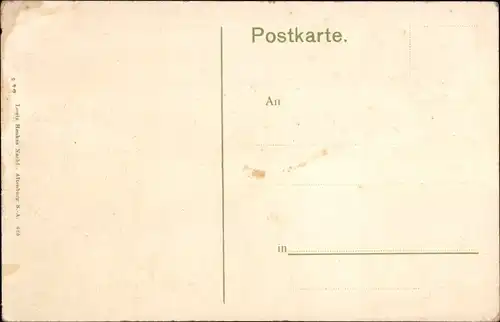 Ak Altenburg in Thüringen, Der Altenborger Zeegenkase, Ziegenkäse, Gedicht, Dialekt, Trachten