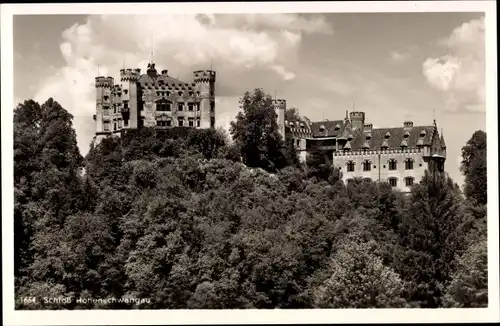 Ak Hohenschwangau Schwangau im Ostallgäu, Schloss Hohenschwangau