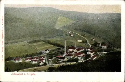 Ak Antonsthal Breitenbrunn im Erzgebirge, Panorama