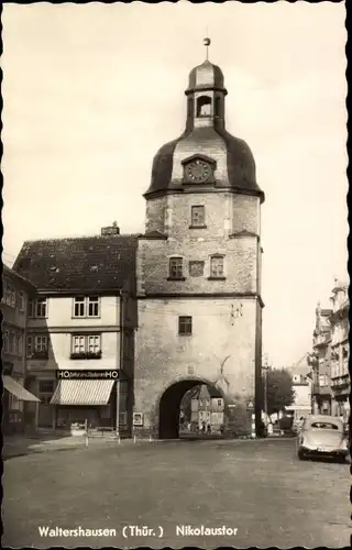 Ak Waltershausen in Thüringen, Nikolaustor