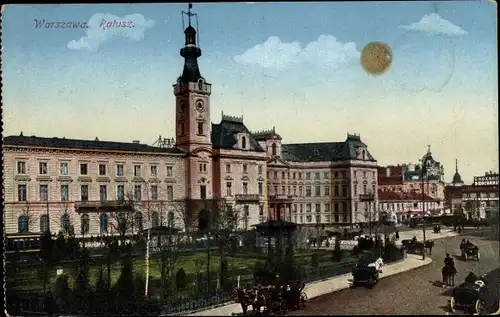 Ak Warszawa Warschau Polen, Rathaus